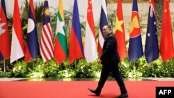 资料照:菲律宾国防部长吉尔伯特·特奥多罗(Gilberto Teodoro)在雅加达出席东盟国防部长会议。(2023年11月15日)