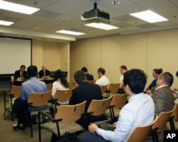 葛永光在史汀生中心演说