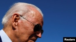 美国总统拜登抵达马里兰州安德鲁斯联合基地(2022年7月20日)