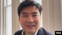 国民党国际事务部主任兼驻美副代表黄裕钧 (美国之音锺辰芳拍摄)