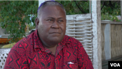 所罗门群岛中部省省秘书西亚尔。(视频截图)