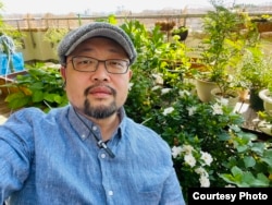 时评人五岳散人 (照片由本人提供)