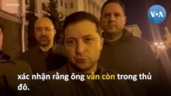 Tổng thống Ukraine quay selfie chứng tỏ quyết tâm không rời Kyiv Tổng thống Ukraine quay selfie chứng tỏ quyết tâm không rời Kyiv