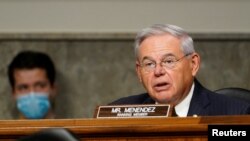 Thượng nghị sĩ Bob Menendez, đảng Dân chủ, hiện là chủ tịch Ủy ban Đối ngoại Thượng viện Mỹ.