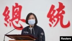 资料照:台湾总统蔡英文