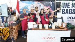 Booth Beaneka Coffee & Roastery di San Francisco Coffee Festival (Foto: koleksi pribadi /Beaneka dan Bimo)
