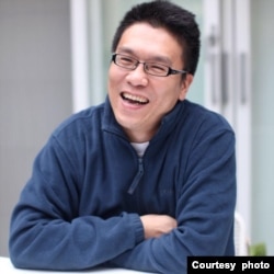 位于台北的中华民国旅游业品质保障协会发言人李奇岳(照片提供: 李奇岳)。