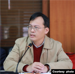 位于台北的中央研究院政治研究所研究员蔡文轩(照片提供: 蔡文轩)