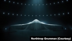 即将在加利福尼亚两项的美军最新隐形战略轰炸机B-21“突袭者”。(诺斯普罗·格鲁曼公司照片)