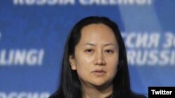 华为首席财务官孟晚舟(推特照片)