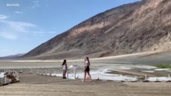 加州死亡谷高温破世界纪录 加州死亡谷高温破世界纪录