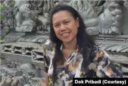 Margaretha Seting Beraan, Badan Pengurus Harian AMAN Kalimantan Timur. (Foto: Dok Pribadi)