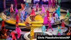 第94届奥斯卡颁奖典礼在美国洛杉矶杜比剧院举行。（2022年3月27日）