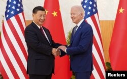 美国总统拜登2022年11月14日与中国国家主席习近平在印尼20国峰会外围举行面对面会谈。(路透社)