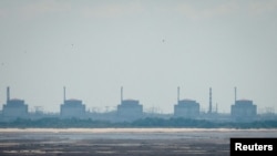 资料照片:乌克兰东部的扎波罗热核电站。(2023年6月16日)