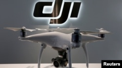 资料照:中国大疆无人机在香港展示。(2016年9月22日)