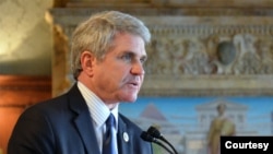 资料:联合国安理会五月轮值主席、美国共和党籍联邦众议员麦克·麦考尔(Michael MaCaul) (国会网页截屏)