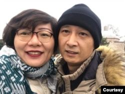 “长沙富能”负责人程渊和妻子施明磊