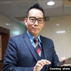 台北的国家政策研究基金会国安组特约研究员李华球(照片提供:李华球)