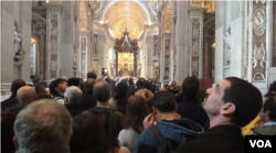 1月4日的圣彼得大教堂 (美国之音赵楠旭摄)