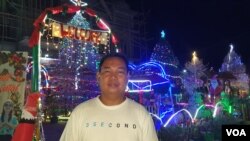 Ketua Panitia Natal GKST Jemaat Ebenhaezer, Yulius Besis Jono, Kamis (22 Desember 2022) (Foto : VOA/Yoanes Litha)