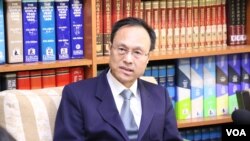 台湾外交部亚西及非洲司司长陈俊贤 (照片来源:美国之音李逸华拍摄)