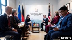 七国集团(G7)2023年4月17日在日本长野县轻井泽举行外长会议。（路透社）