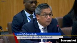Duta Besar Myanmar untuk PBB, U Kyaw Moe Tun, 17 Oktober 2022.