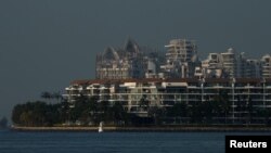 新加坡圣淘沙湾的豪华海景公寓楼 (2020年3月9日)