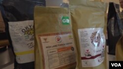 Beberapa komoditas Kopi Indonesia yang dipamerkan di Washington, DC.