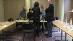 国际刑警组织主席孟宏伟之妻开记者会要求真相正义 国际刑警组织主席孟宏伟之妻开记者会要求真相正义