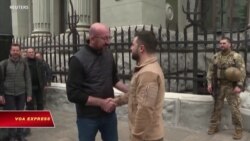Chủ tịch Hội đồng châu Âu thăm Kyiv, bày tỏ đoàn kết với Ukraine Chủ tịch Hội đồng châu Âu thăm Kyiv, bày tỏ đoàn kết với Ukraine