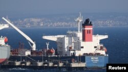 Một tàu chở dầu của Nga ở Thổ Nhĩ Kỳ.