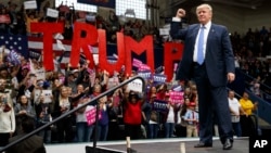 美国共和党总统候选人川普,2016年10月21日。