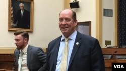 美国国会众议院外交委员会亚太小组委员会主席约霍(美国之音钟辰芳拍摄)