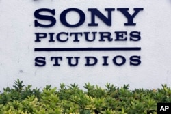 美国加州的索尼电影制片厂的牌子