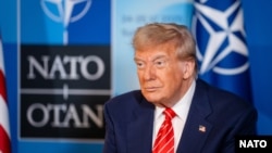 特朗普总统参加在海牙举行的北约峰会。(2025年6月25日)