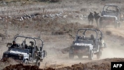 以军在戈兰高地行进(2024年12月11日)