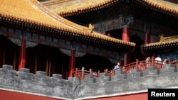 北京故宫一角,故宫又名紫禁城,是中国帝制时代的皇宫。