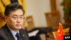 资料照:中国外交部长秦刚(2023年1月15日)