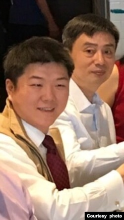 代雪峰和罗昭学2017年9月在纽约(照片由代雪峰提供)