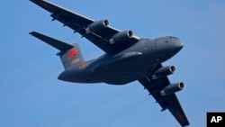 资料照片: 中国的运-20运输机