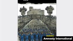 国际特赦组织发布题为《就像我们是战争中的敌人:中国对新疆穆斯林的大规模拘禁、酷刑和迫害》的报告。(2021年6月)