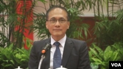 台湾行政院长林全(美国之音杨明拍摄)