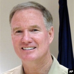 美国太平洋舰队司令沃尔施海军上将1月17日在夏威夷珍珠港接受媒体采访