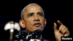 美国总统奥巴马(资料照片)
