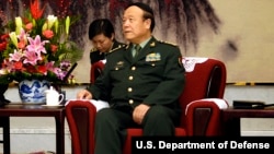 2007年11月同美国国防部长会晤时的郭伯雄(美国国防部照片)