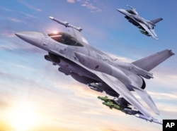 L3Harris Technologies公司将为多用途F-16战机提供下一代电子作战系统。(艺术加工图,由洛克希德·马丁公司提供。