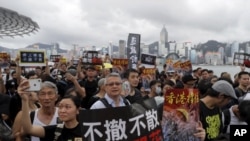 香港7月7日继续爆发大规模游行,争取中国游客支持。图片来源:美联社