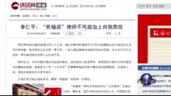 时事大家谈:《环球时报》总编胡锡进谈“死磕派”律师 时事大家谈:《环球时报》总编胡锡进谈“死磕派”律师